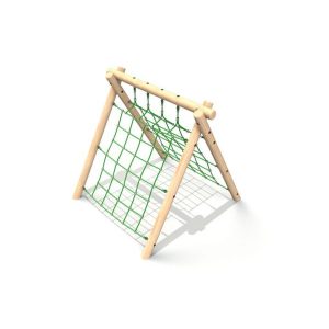 A-Frame High with Nets - timber activity trail equipment