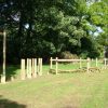 Downs activity trail overview with timber balance route