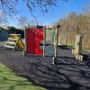 Installed Brockworth activity trail with traverse panels and timber balance elements