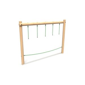 Drop Rope Traverse - timber activity trail equipment