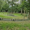 Low timber balance run on Eastnor Woodshed activity trail
