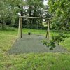 Swing balance section on Eastnor Woodshed activity trail