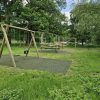 Swing frame feature in Eastnor Woodshed activity trail