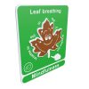 Leaf Breathing playground panel