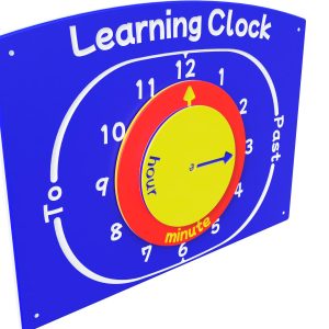 Learning Clock playground panel