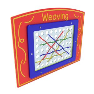 Weaving playground panel