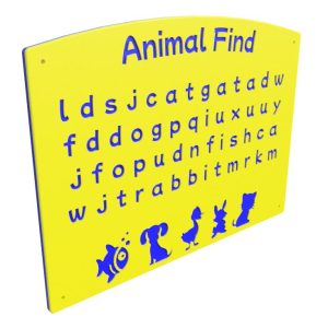 Animal Find playground panel