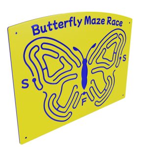 Butterfly Maze Race playground panel