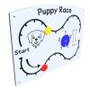 Puppy Race playground panel