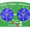 Rock Paper Scissors playground panel