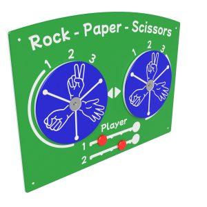 Rock Paper Scissors playground panel