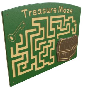 Treasure Maze playground panel
