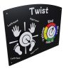 Twist playground panel