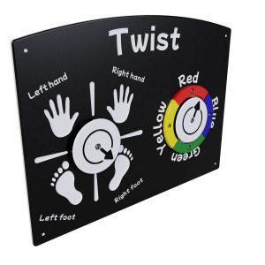Twist playground panel