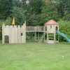 Alloutplay Garden Castle Climbing Den Front View