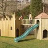 Alloutplay Garden Double Combo Castle Tower Slide View