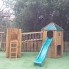Alloutplay Garden Double Combo Tower Gatehouse Swing View
