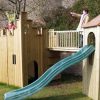Garden play accessories bridge and slide view