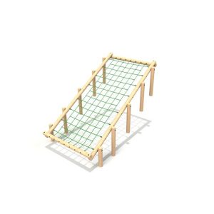 Large Embankment Net - timber activity trail equipment