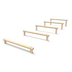 Log Hurdles - timber activity trail equipment