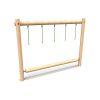 Log Roll with Drop Ropes - timber activity trail equipment