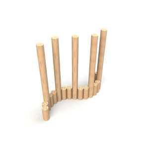 Log Snake Weaver - timber activity trail equipment