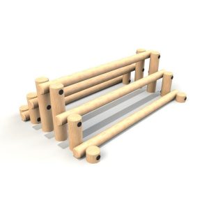 Log Stack - timber activity trail equipment