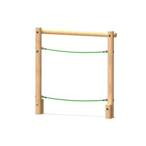 Mini Rope Walk - timber activity trail equipment