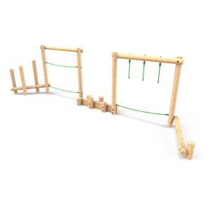 Mini Timber Trail 3 - timber activity trail equipment