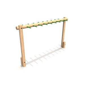 Monkey Bar Log - timber activity trail equipment