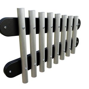 Music Brace 2 – Eight Tube Short playground panel
