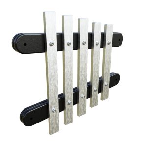 Music Brace 3 – Five Flat Short playground panel