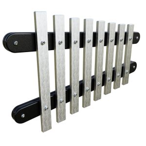 Music Brace 4 – Eight Flat Short playground panel