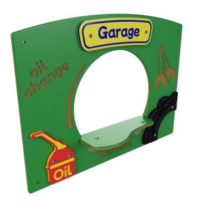 Garage playground panel
