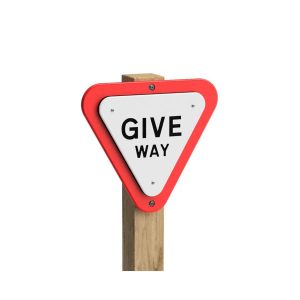 Give Way playground panel