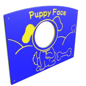 Puppy Face playground panel