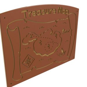 Treasure Map playground panel