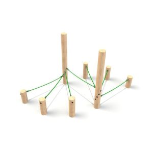 Rope Junction - timber activity trail equipment