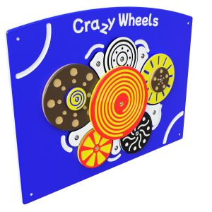 Crazy Wheels playground panel