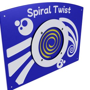 Spiral Twist playground panel