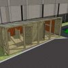 Shrubberies 3D plan storage shelter view