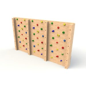 Sleeper Climb Wall (Double Sided) - timber activity trail equipment