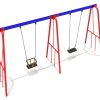 Steel 1 Flat & 1 Cradle Seat – 2.4m