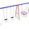 Steel 2 Flat & 1 Group Swing – 2.4m