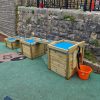Stroud Valley EY three tray water play with pump and buckets
