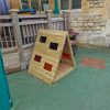 Stroud Valley EY triangle den with coloured windows