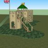 Thrupp 3D plan slide and bridge view