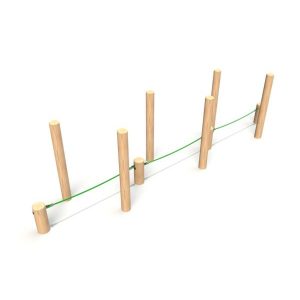 Tightrope Crossing - timber activity trail equipment