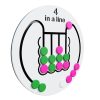 4 in a Line Wall Mounted playground panel