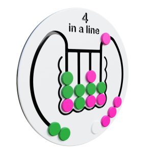 4 in a Line Wall Mounted playground panel
